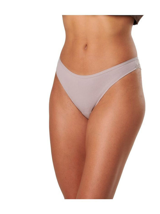 Γυναικεία Brazil 2Pack με Δαντέλα Indigo Blue-taupe