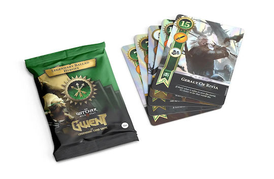 Gwent Legendary Ballad Heroes Set 10 Official Foil Cards