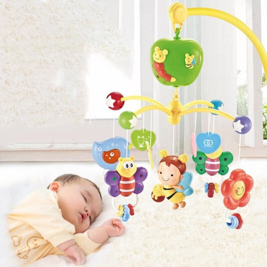 Mobile für Kinderbett mit Musik und Rotation für 0++ Monate