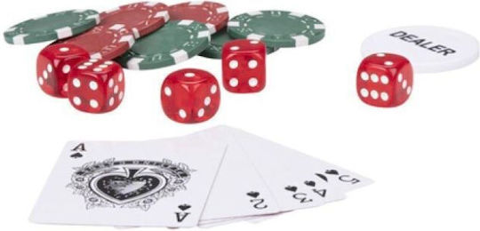Σετ 100 Μάρκες Poker σε Βαλίτσα με Τράπουλα