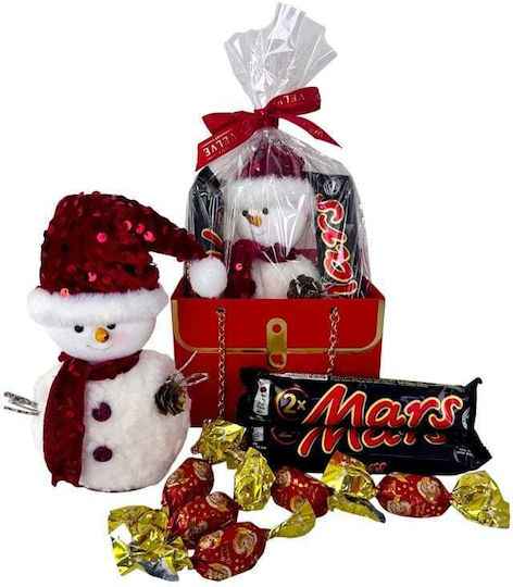 Secret Santa Package Kids Snowman Sweets In A Gift Bag