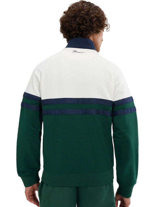 'rimini' Sweatshirt Off White, Dark Green