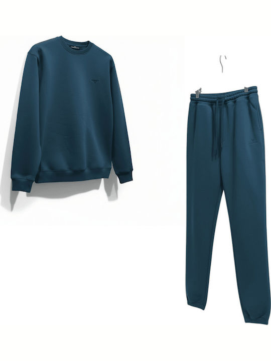 Sweatshirt Petrol Blue