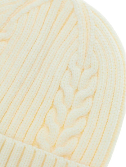 Beanie Feminin Căciulă Tricotat în culoarea Alb