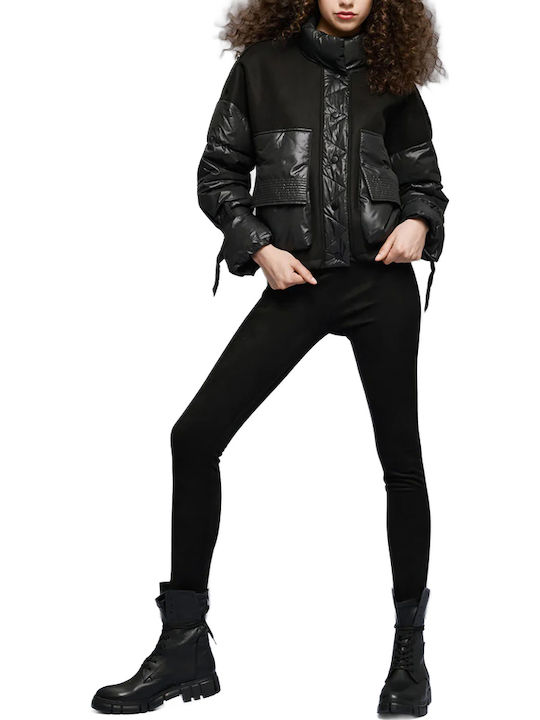 Women's Fabric Trousers Black