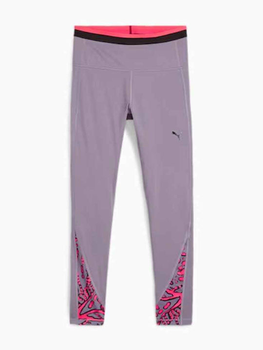 Schulung Frauen Gekürzt Leggings Pale Plum