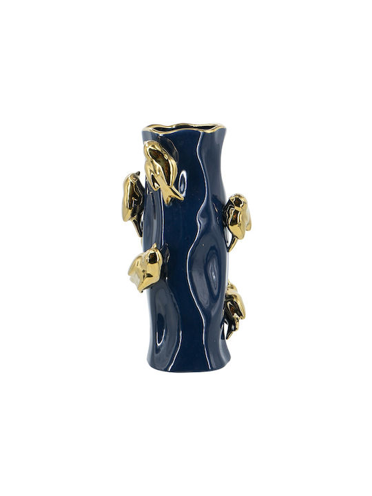 Artekko Decorative Vase Bird Blue 20.5x20.5x39.5cm