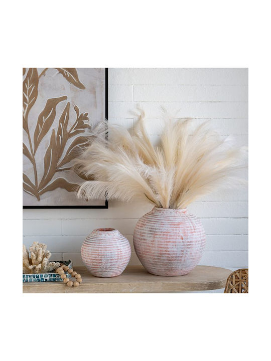 Artekko Decorative Vase Candia Orange 30x29x30cm