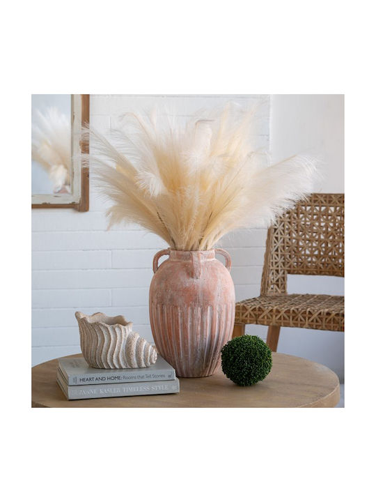 Artekko Decorative Vase Candia Orange 25.5x25.5x36cm