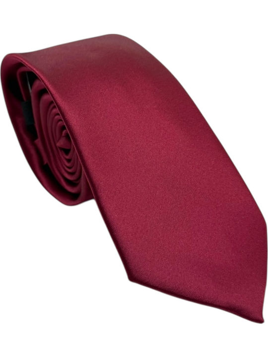 Venturi Men's Tie Set in Burgundy Color