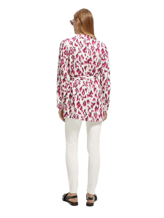 Scotch & Soda Blazer pentru femei Sacou Fuchsia