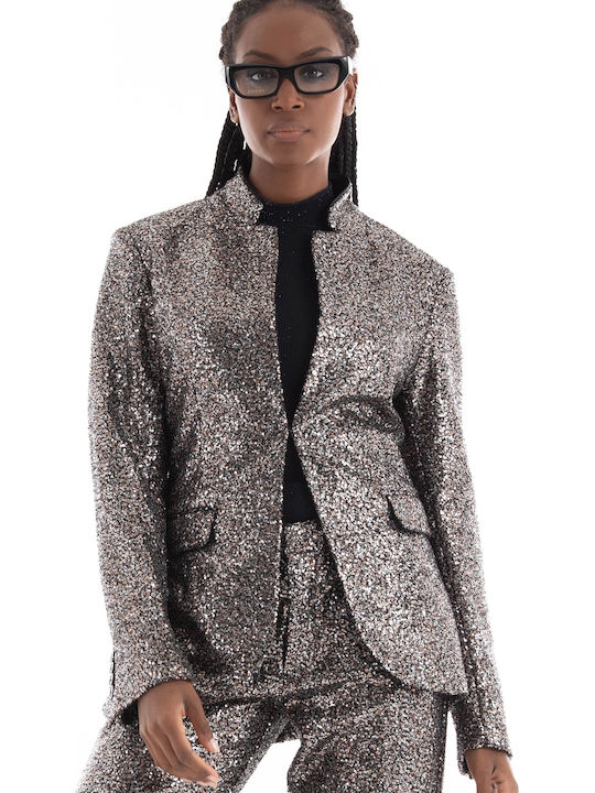 Scotch & Soda In Mixed Sequins Γυναικείο Σακάκι