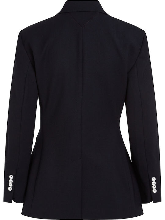 Tommy Hilfiger Blazer pentru femei Sacou Albastru