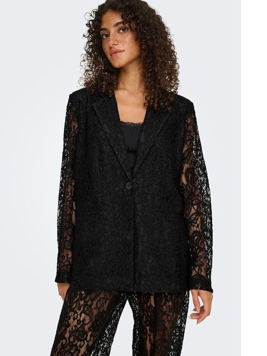 Only Blazer pentru femei Sacou Black Only Blazer pentru femei Sacou Black