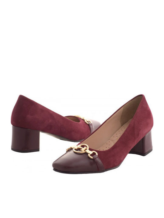 Anatomic Leather Burgundy Low Heels