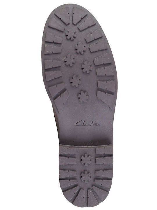 Opal Zip Suede Women's Ankle Boots with Fur Gray