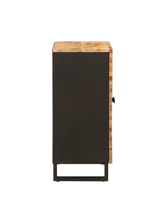 Sideboard made of Wood & Metal with Drawers Coffee 60x33.5x75cm