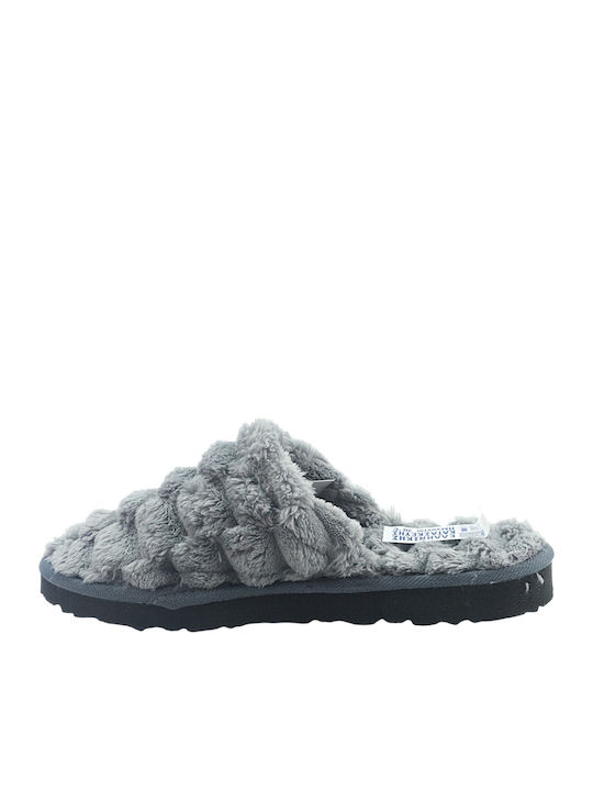 Winter Women's Slippers Gray