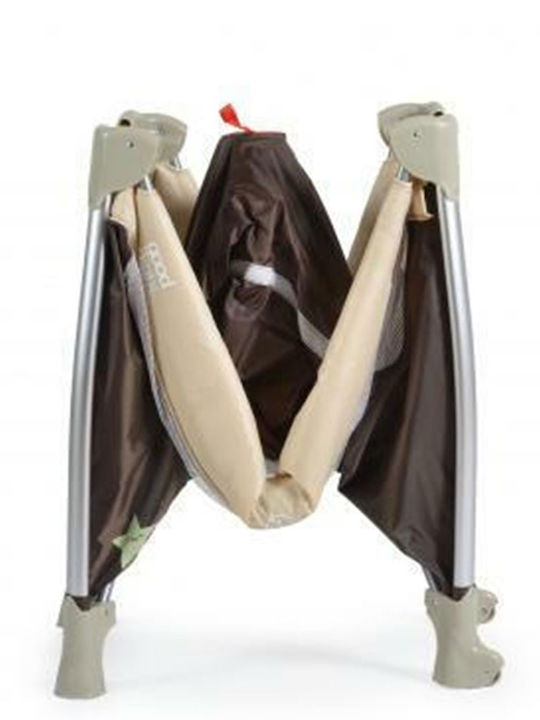 Moni Cangaroo Good Night Playpen 2 Levels with Changing Table & Mattress Beige 68x125cm