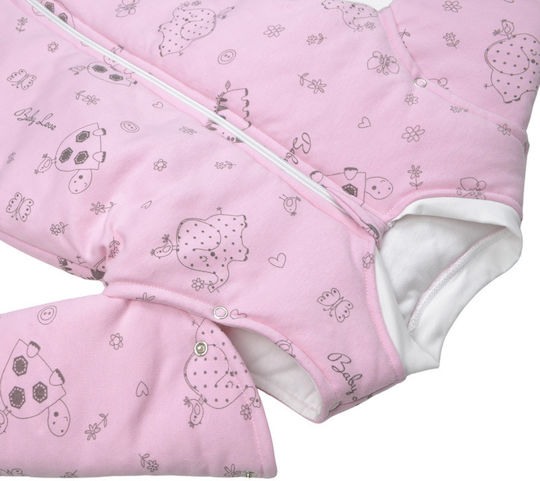 Ninetta Bebe Sac De Dormit Pentru Bebeluşi Iarna Cu Mâneci Detaşabile Roz Ninetta Bebe Sac De Dormit Pentru Bebeluşi Iarna Cu Mâneci Detaşabile Roz