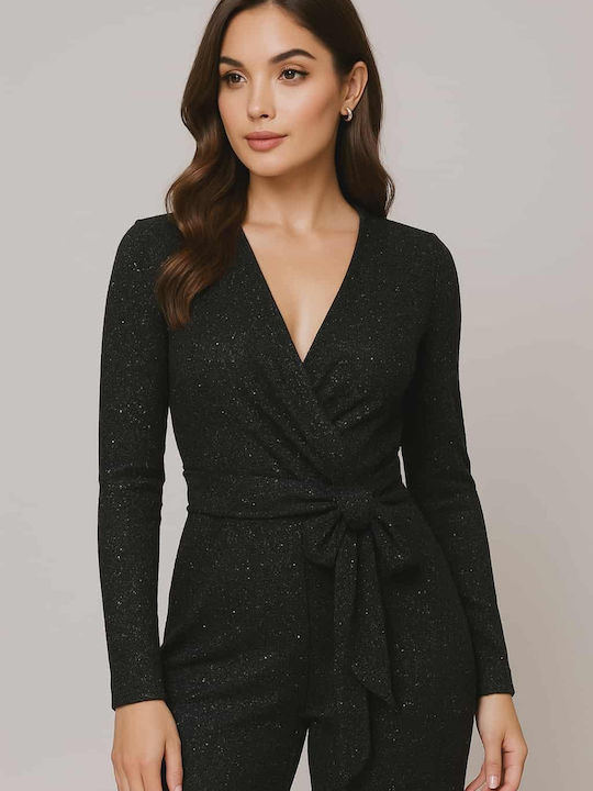 Damen Einteiler Anzug Black
