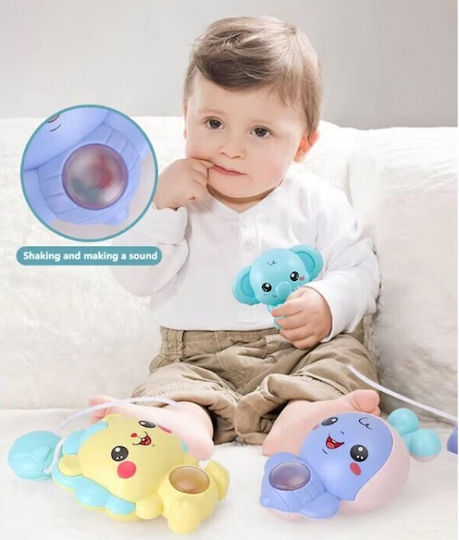 Lazaridis Pendant Toy for Cot with Music, Rotation, and Projector for 0++ Months