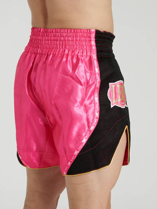 Leone Classic Thai Kick Fight Boxing Shorts Pink