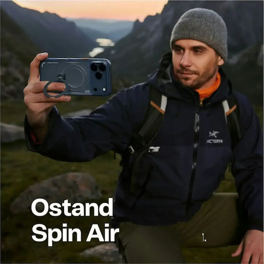 Torras Ostand Q3 Air Back Cover Μπλε (iPhone 18 Pro / 17 Pro)