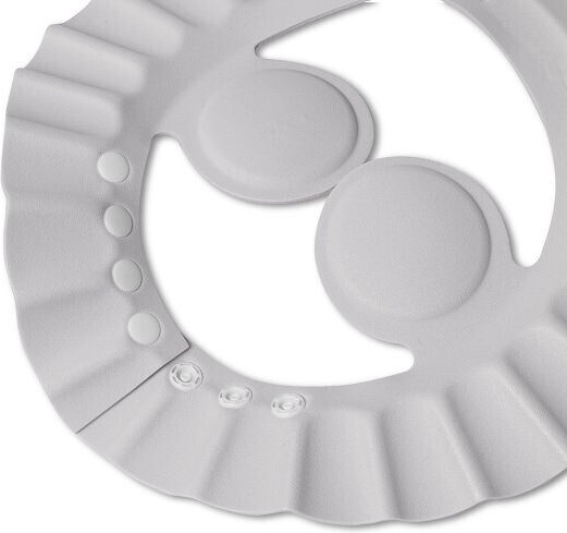 Interbaby Βρεφική Κάπα-Μπουρνούζι με Κουκούλα Bear White-grey 100x100εκ.