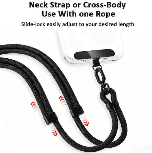 Ρυθμιζόμενο Κορδόνι Κινητού Τηλεφώνου Xdcase Crossbody Λιλά Μωβ