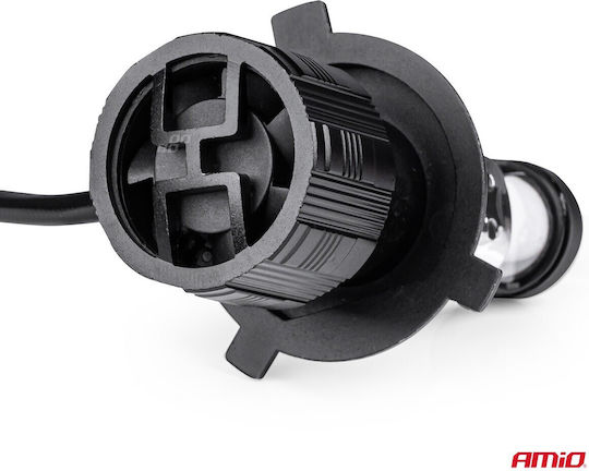 AMiO Λάμπες Αυτοκινήτου H4 Canbus LED 5000K Ψυχρό Λευκό 9-36V / 36V 60W 2τμχ