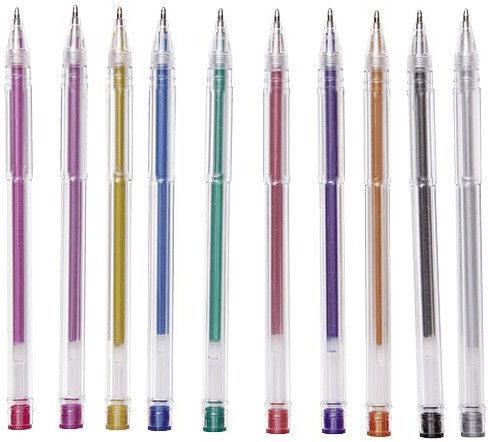 Folia Πλαστικο Στυλό Ballpoint Σετ 10τμχ