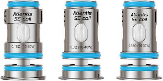 Aspire Atlantis SE Coils Αντιστάση Ηλεκτρονικών Τσιγάρων 0.18ohm (DL) 5τμχ