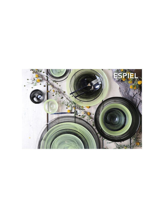 Espiel Atlas Dip-Schüssel Rund Glas Yellow mit Durchmesser 7cm 6Stück