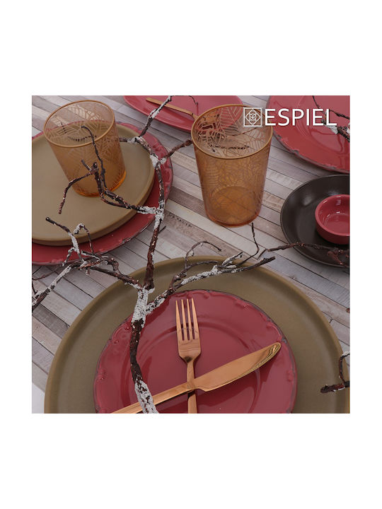 Espiel Bol de Servire Rotund Ceramică Cafea cu Diametru 13.8buc