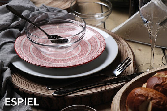 Espiel Chef Bol de Servire Rotund Sticlă Transparent cu Diametru 10.5buc 24buc