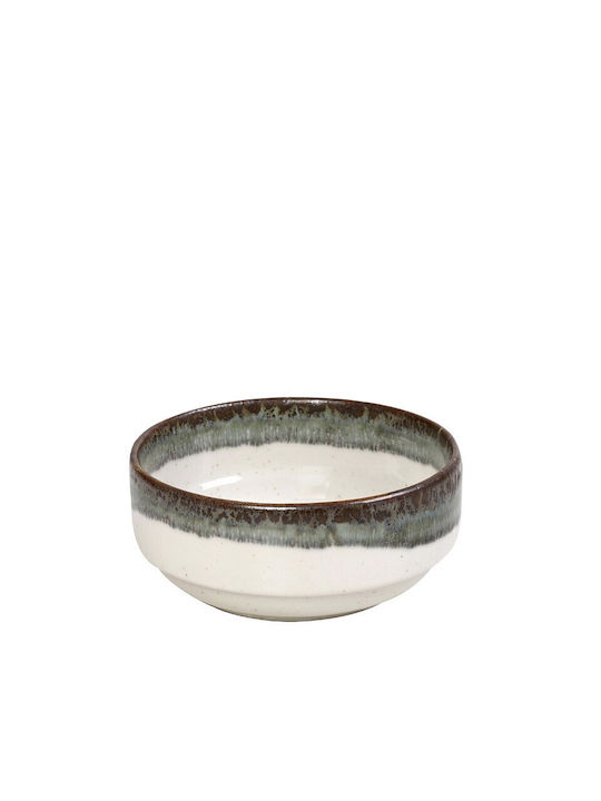 Espiel Essentials Serving Bowl Round Ceramic Green with Diameter 12cm