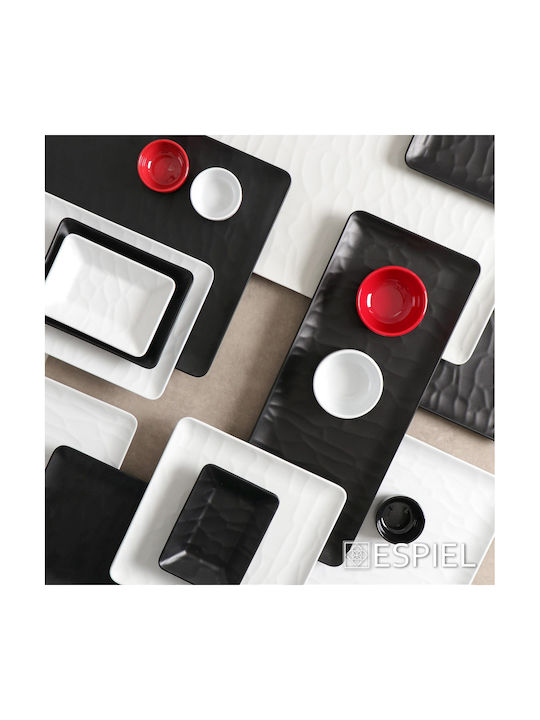 Espiel Dip-Schüssel Rund aus Melamin Black mit Durchmesser 8cm