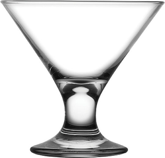 Espiel Ice Ville Ice Cream Serving Bowl Round Glass Transparent with Diameter 10.7cm