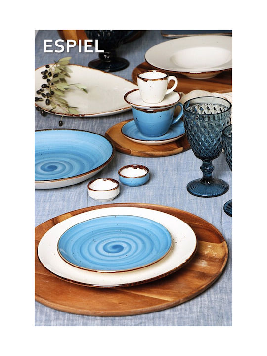 Espiel Typhoon Dip-Schüssel Rund Beige mit Durchmesser 6cm 12Stück