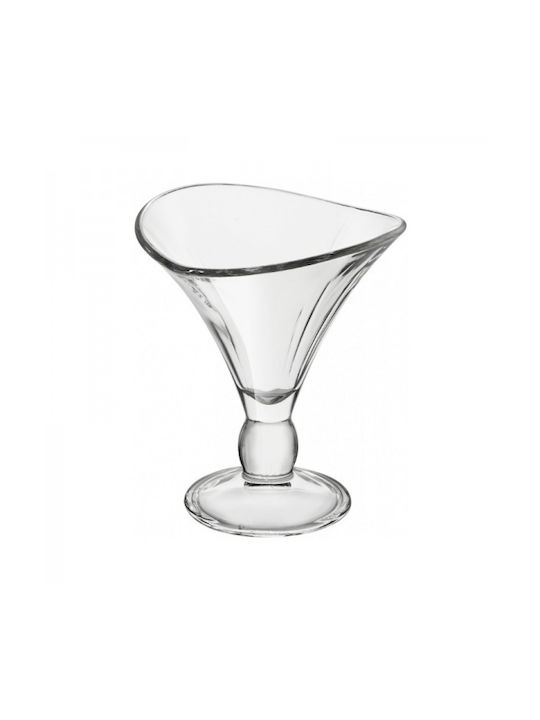 Soler Hispania Serving Bowl Round Glass Transparent with Diameter 13cm