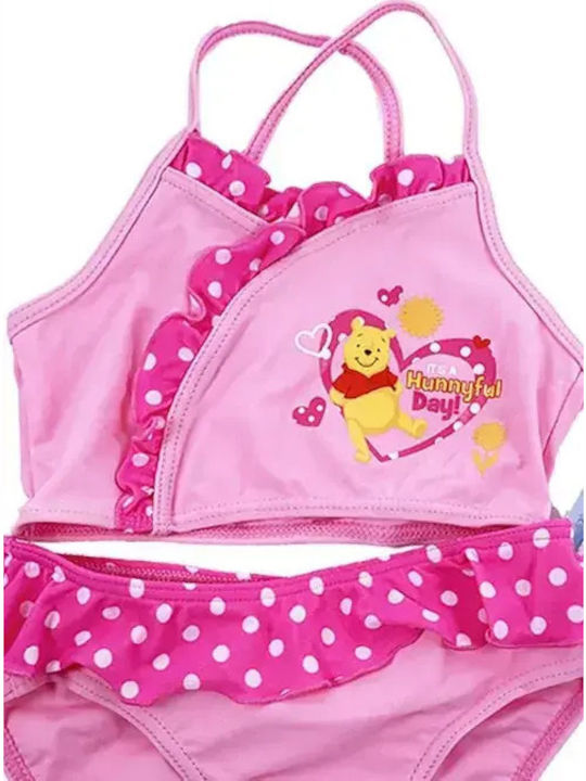 Disney Winnie The Pooh Παιδικό Μαγιό Σετ Pink