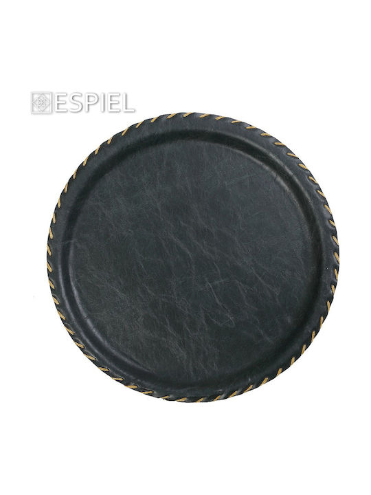 Espiel Round Serving Tray in Green Color 43x43cm LTG43K12-1 1pcs