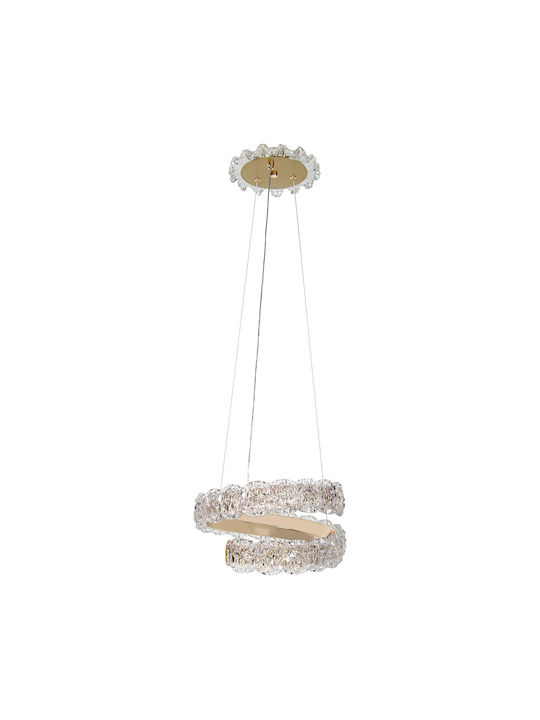 Keskor Pendant Light Gold 30x30x15cm