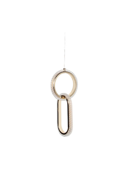 Keskor Pendant Light Gold 18x13x38cm