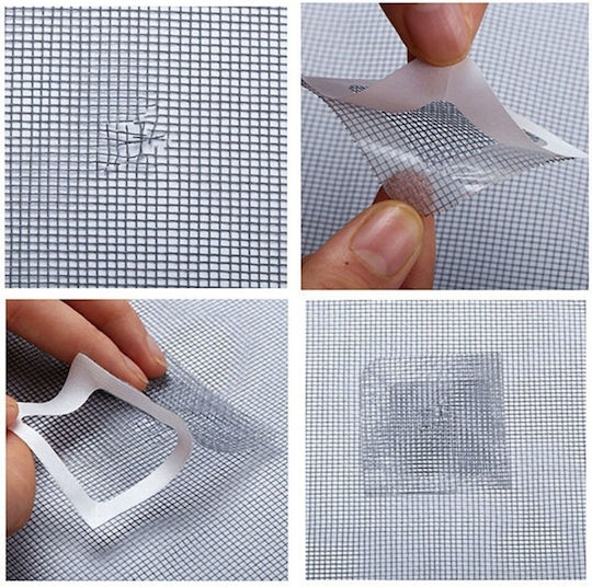 Screen Repair Adhesive Patches 9 Pieces Gray 4.8x4.8cm-10x4.8cm 0797 Code 15818