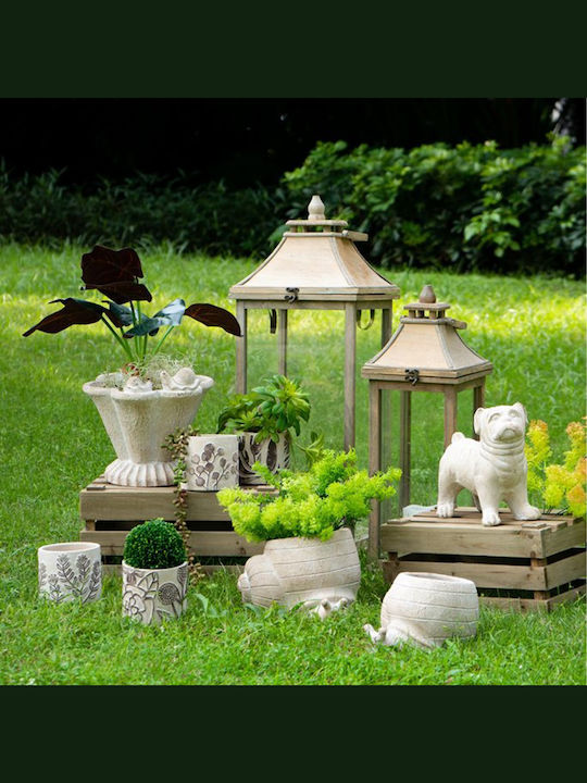 Artekko Cement Planter Concrete Beige 11x11x10cm.