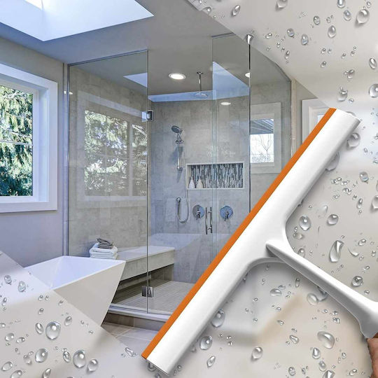 Καθαριστής Τζαμιών Χειρός Πλάτους 24cm Πορτοκαλί