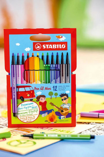 Stabilo Pen 68 Mini Маркер 1мм Многоцветен