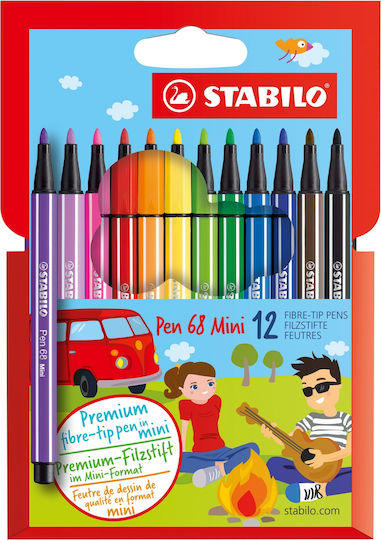 Stabilo Pen 68 Mini Маркер 1мм Многоцветен